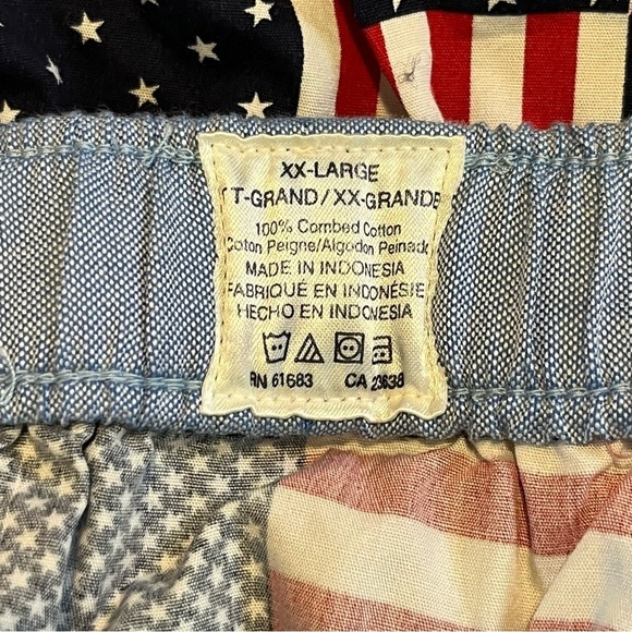 Vintage Tommy Hilfiger Athletic Boxer Shorts Cotton Size XXL Patriotic Flag NWOT - Picture 4 of 7